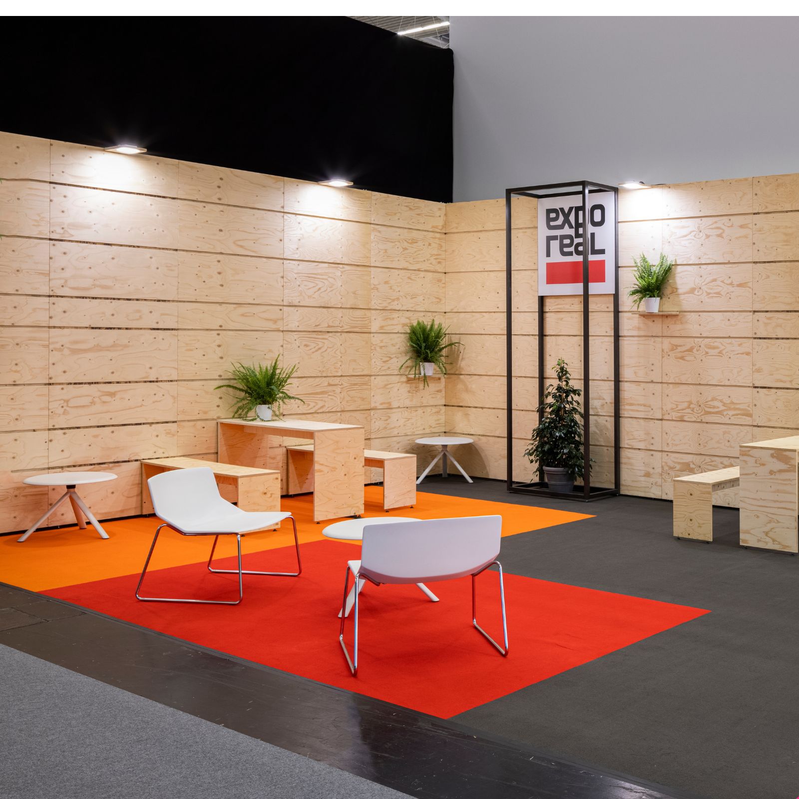 Rips Messeteppich Rollenware 2 m x 25 m - schwarz