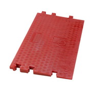 Red Floor 3/5 Wheelchair Ramp (Male) for Event Accessibility