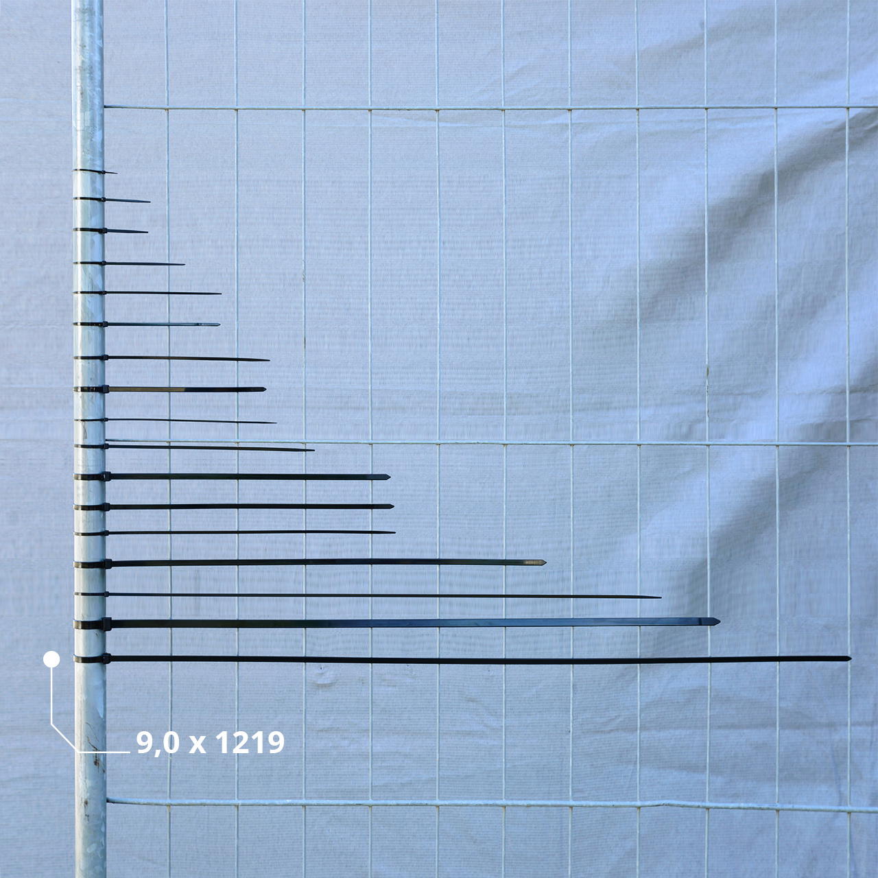 Kabelbinder schwarz - 9,0 mm x 1219 mm