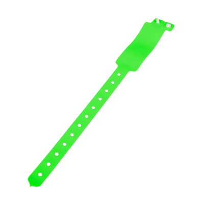 Plastik Einlassbänder | neongrün