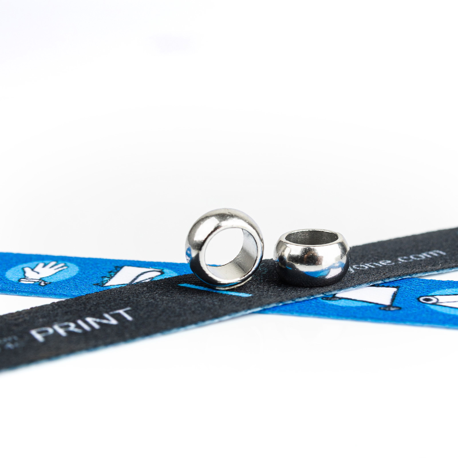 Stoffbänder bedruckt - beidseitig - wiederverwendbare Perle Metall