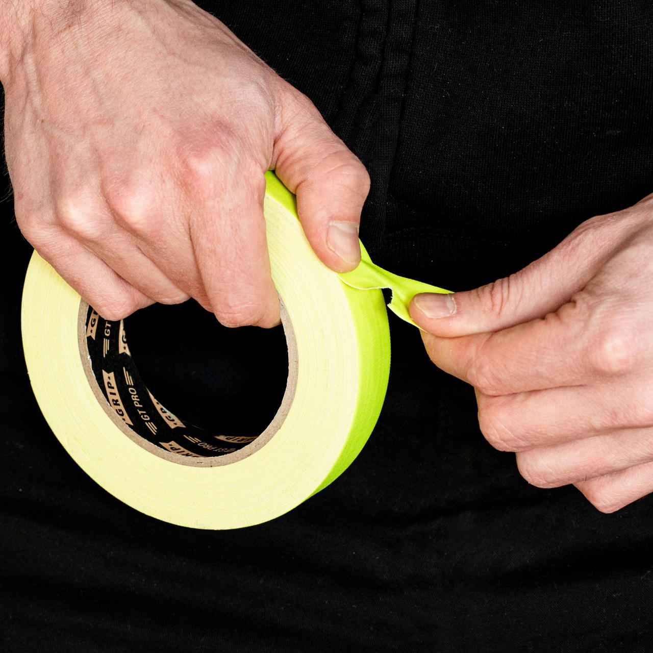 GT PRO cloth tape - 25 mm - neon yellow