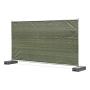 Bauzaunplane grün 3,41 x 1,76 m - green