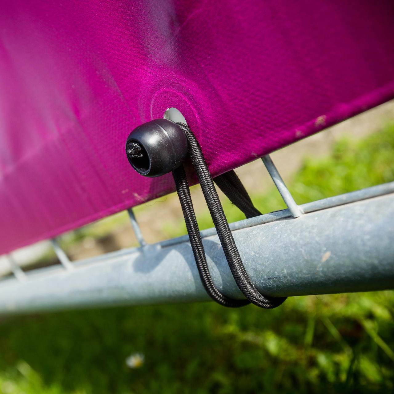 Spanngummi mit Kugel - schwarz