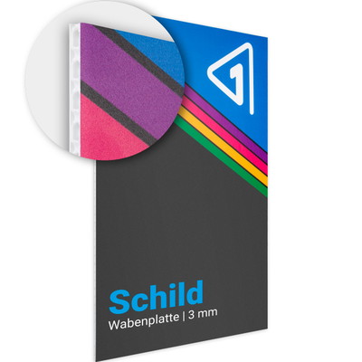 Wabenplatte bedrucken Wabenplatte bedrucken | DIN A3