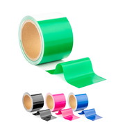 Barrier tape striped - green-white