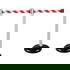Preview: Plastic belt barrier posts