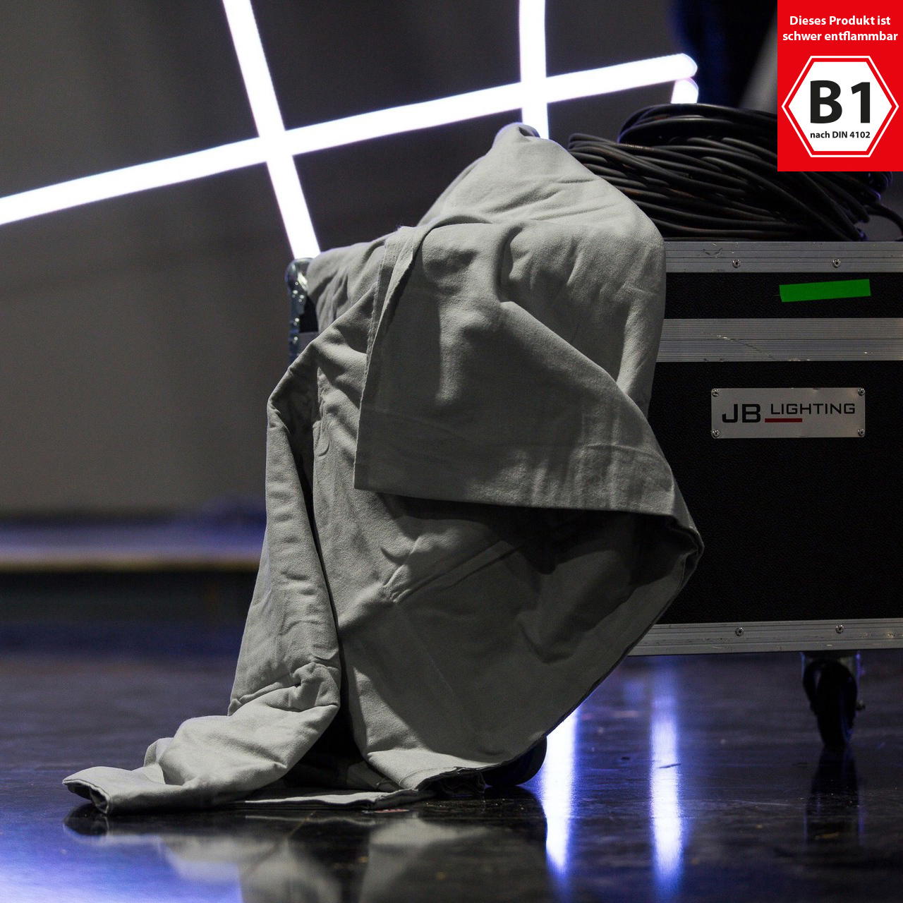 Decorative molton B1 – sold by the metre - black