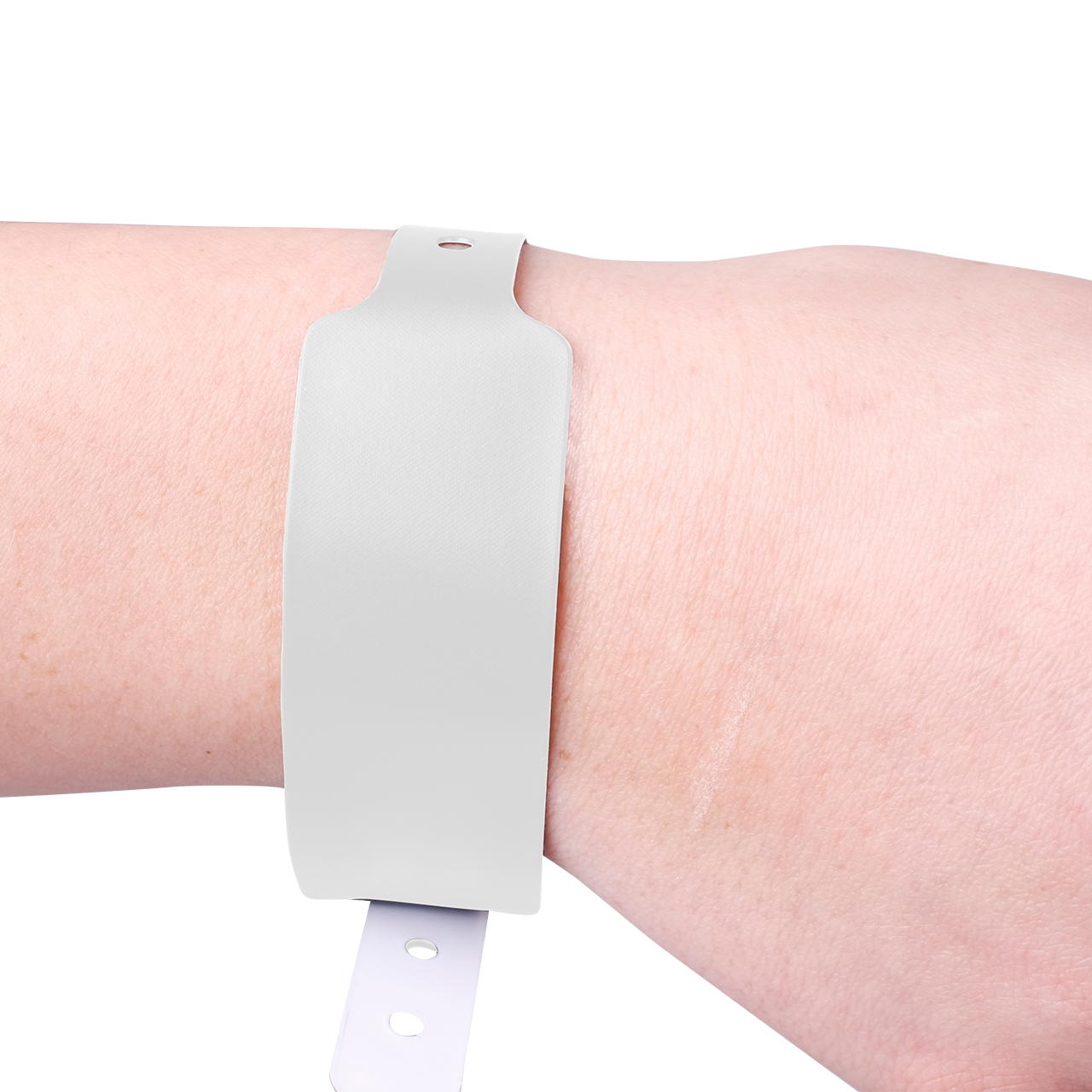 Unprinted vinyl tape - white