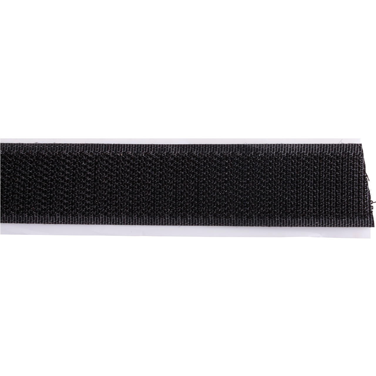 Selbstklebendes Klettband - 20 mm - schwarz