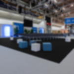 Rips Teppichboden - schwarz Rips Messeteppich Rollenware 2 m x 25 m - schwarz