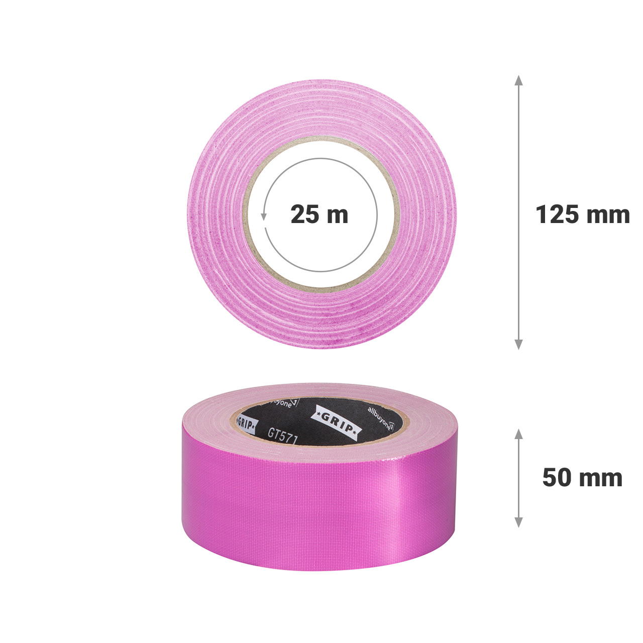 Gewebeklebeband farbig Grip Tape GT 571, lila - lila