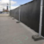 Sichtschutzplane mit Ösen - schwarz Bauzaunplane schwarz 3,41 x 1,76 m - schwarz