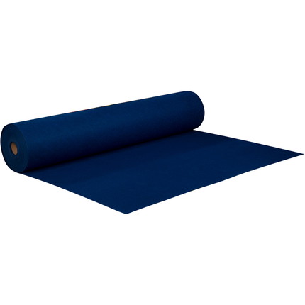 Rips trade show carpet on rolls, 2 metres wide - dark blue