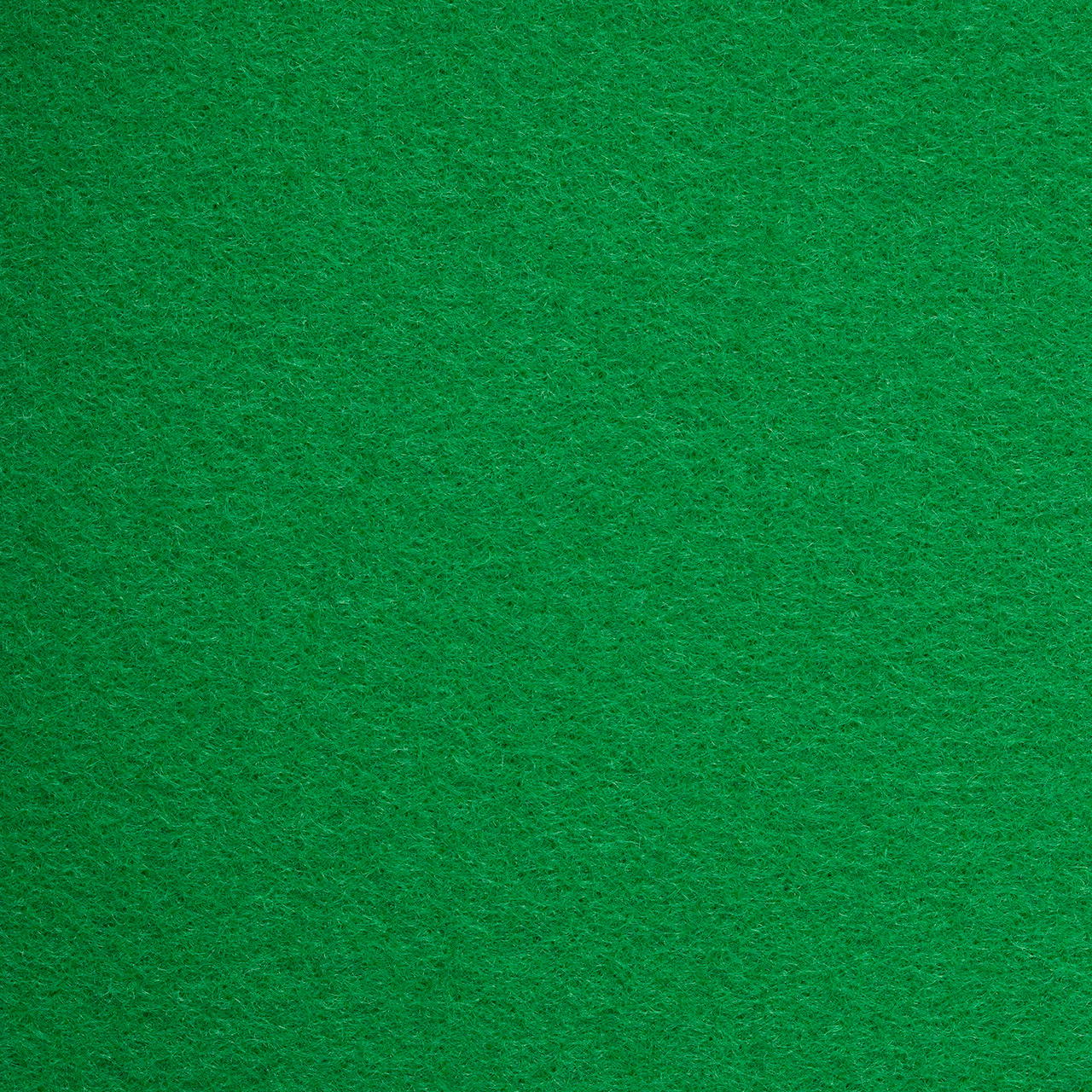 Flat felt carpet B1 with film covering - green