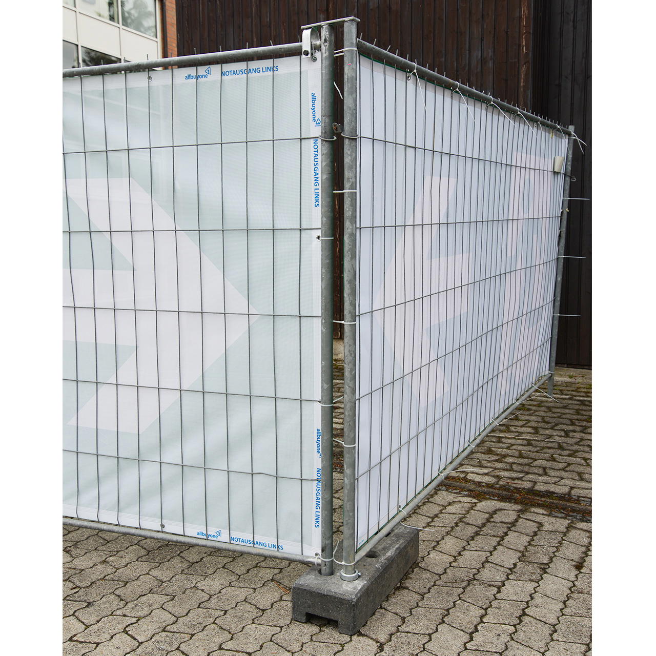 running ring for construction fences gates