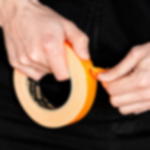 professional adhesive cloth tape - neon orange GT PRO cloth tape - 25 mm - neon orange