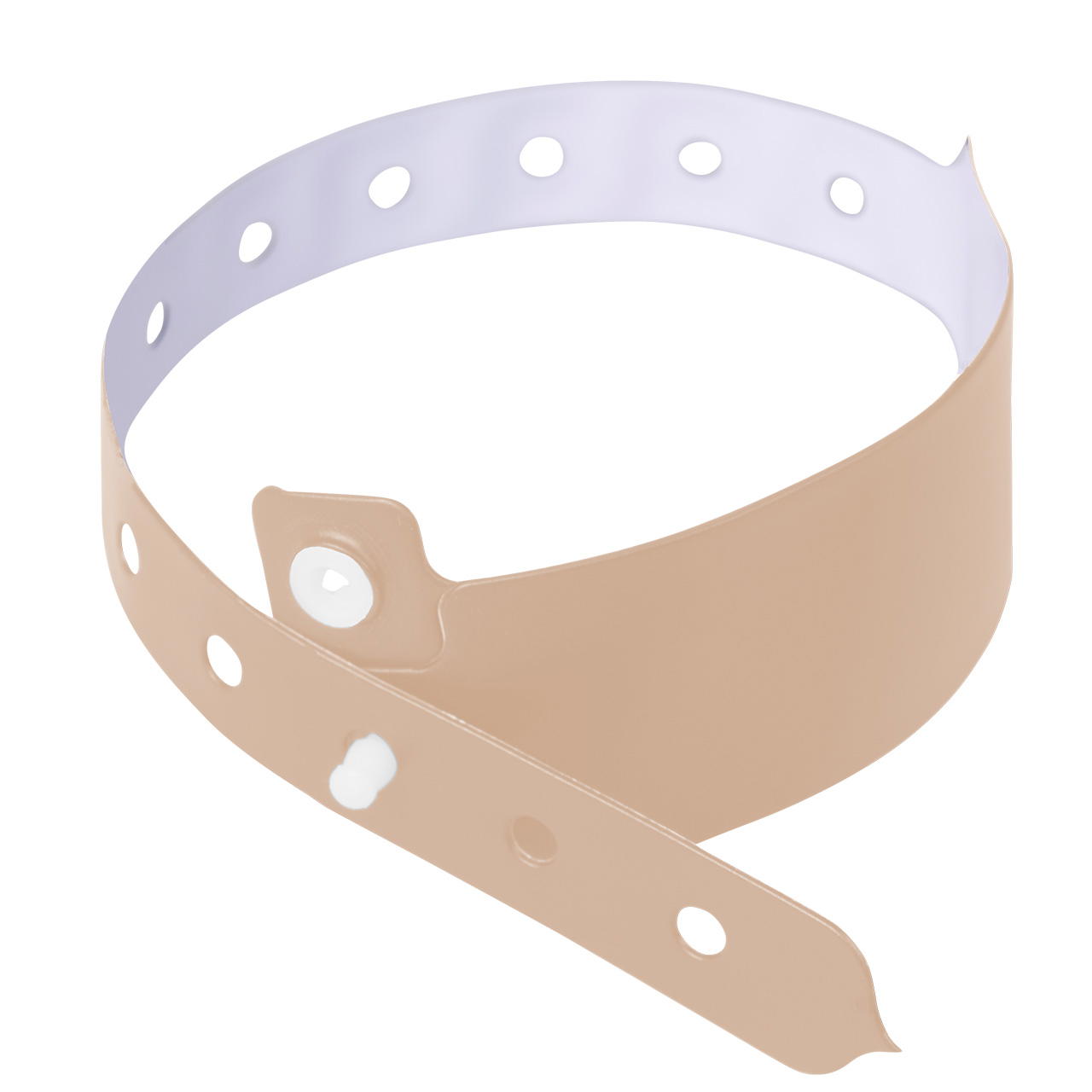 Unprinted vinyl tape - cream