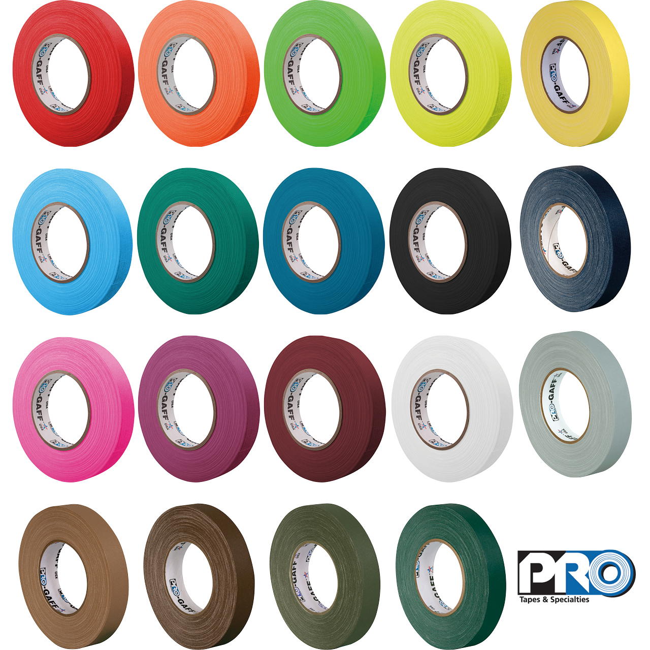 Pro Gaff Tape - 24 mm - rot