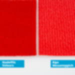 needle felt - red Needle felt velour B1 - red