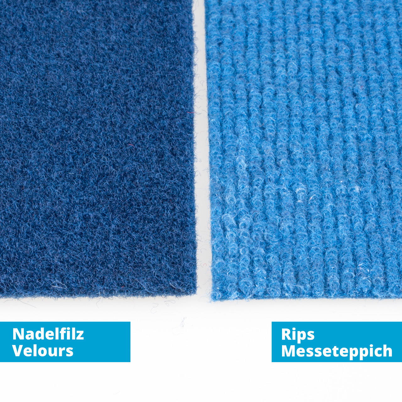 Needle felt velour B1 - dark blue