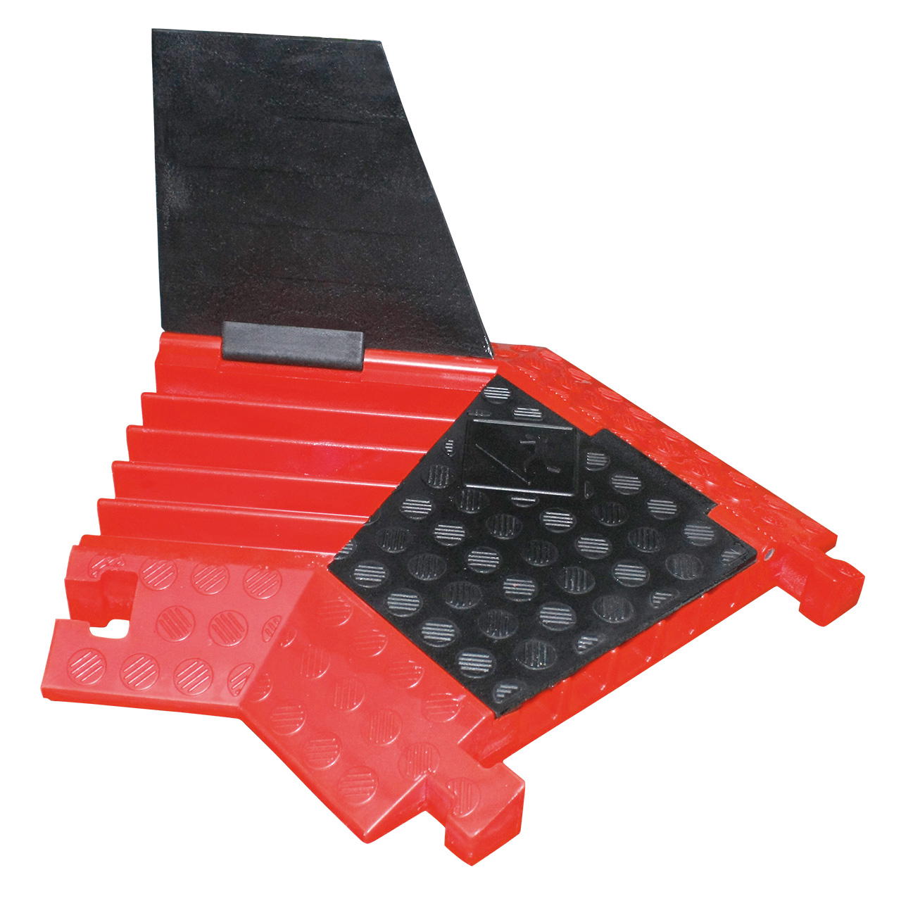 Cable protector Black Line 5 Angle piece 45° - 45° angle right