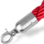 barrier cord - red-silver Barrier cord GRIP - red-silver