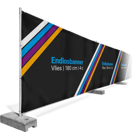 endless nonwovens - 4-coloured endless nonwovens - 4-coloured - 180 cm - 600 cm