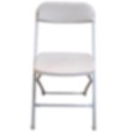 Samsonite folding chair - white 10 folding chairs - white