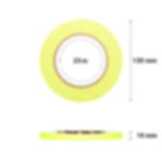 clothtape 10 mm - neon yellow GT PRO cloth tape - 10 mm - neon yellow