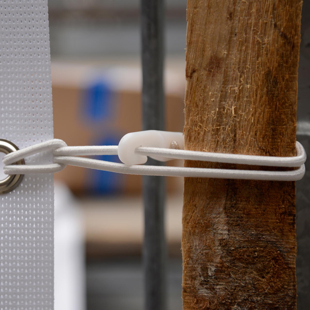 Spannfix Gummispanner weiß, 24 cm - weiß - 24 cm