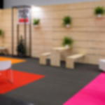 needle felt - dark grey Needle felt velour B1 - dark grey