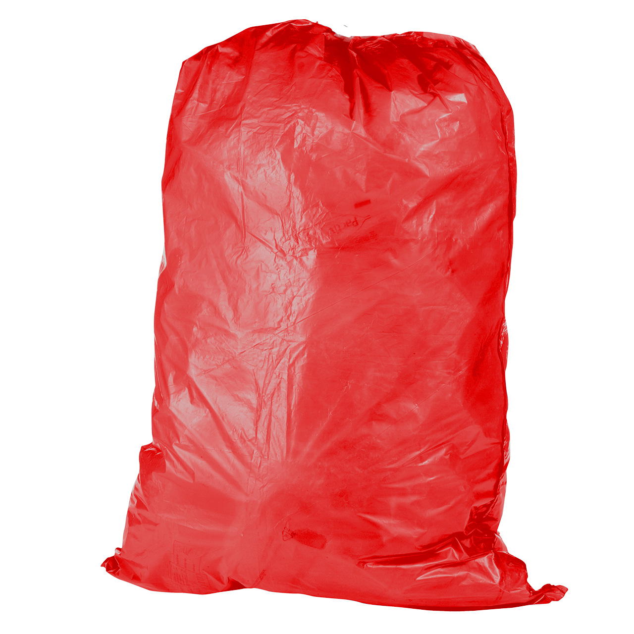 120 litre waste bags - red translucent