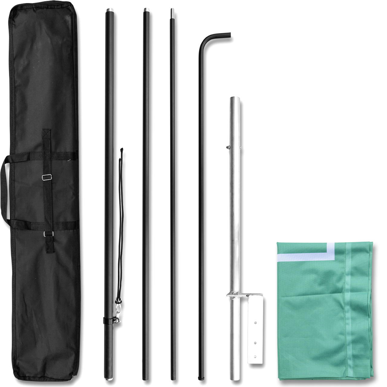 construction fence flag with pictogram - First aid