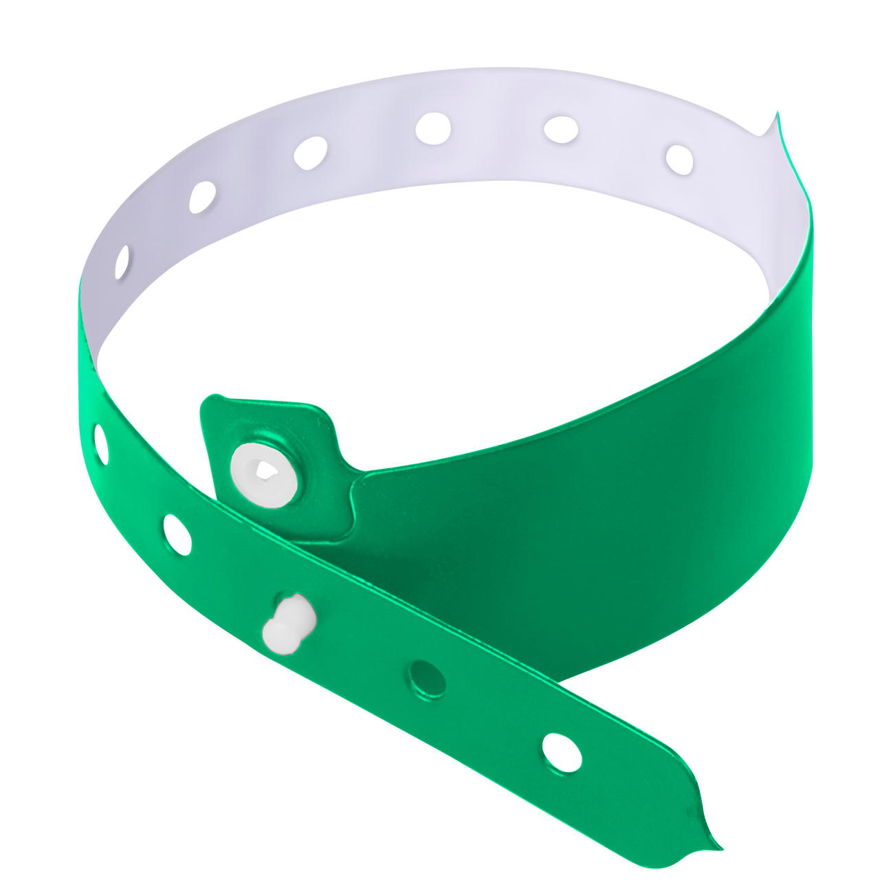 Unprinted vinyl tape - green