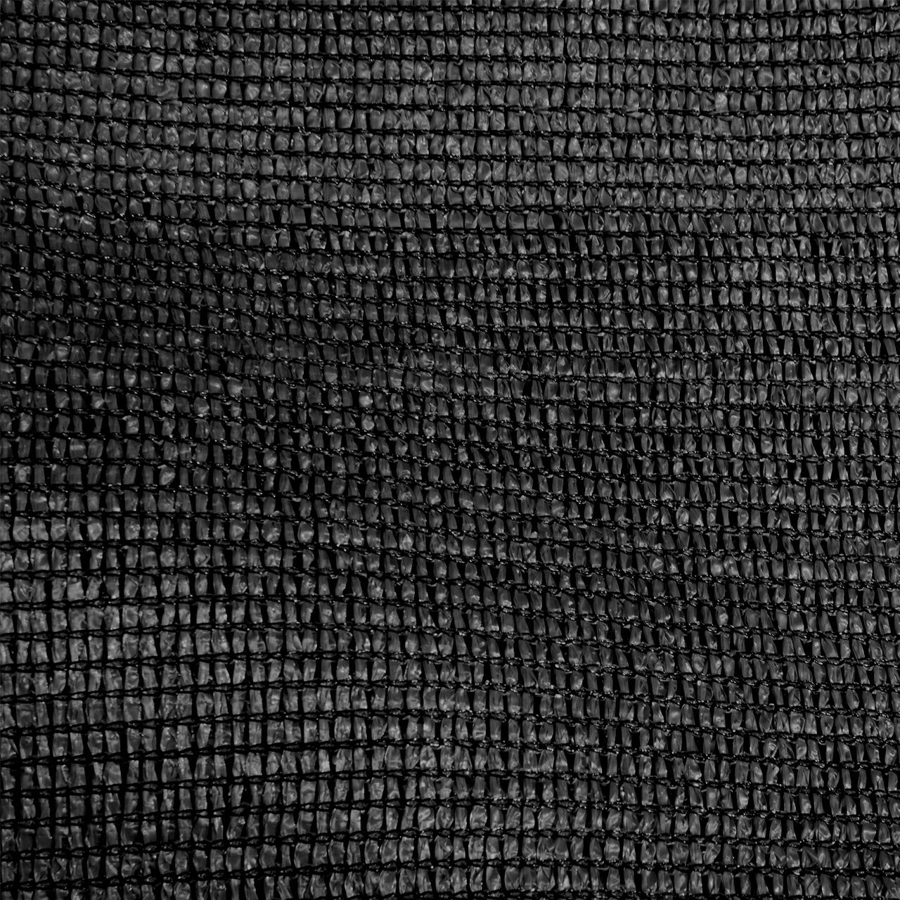 Bauzaun Sichtschutznetz UV-stabilisiert, 3,45 x 1,80 m - schwarz