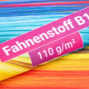 Hissfahne 200x120 cm Querformat - geöst