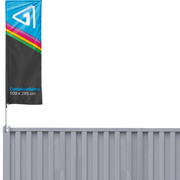 Container flag individual printed