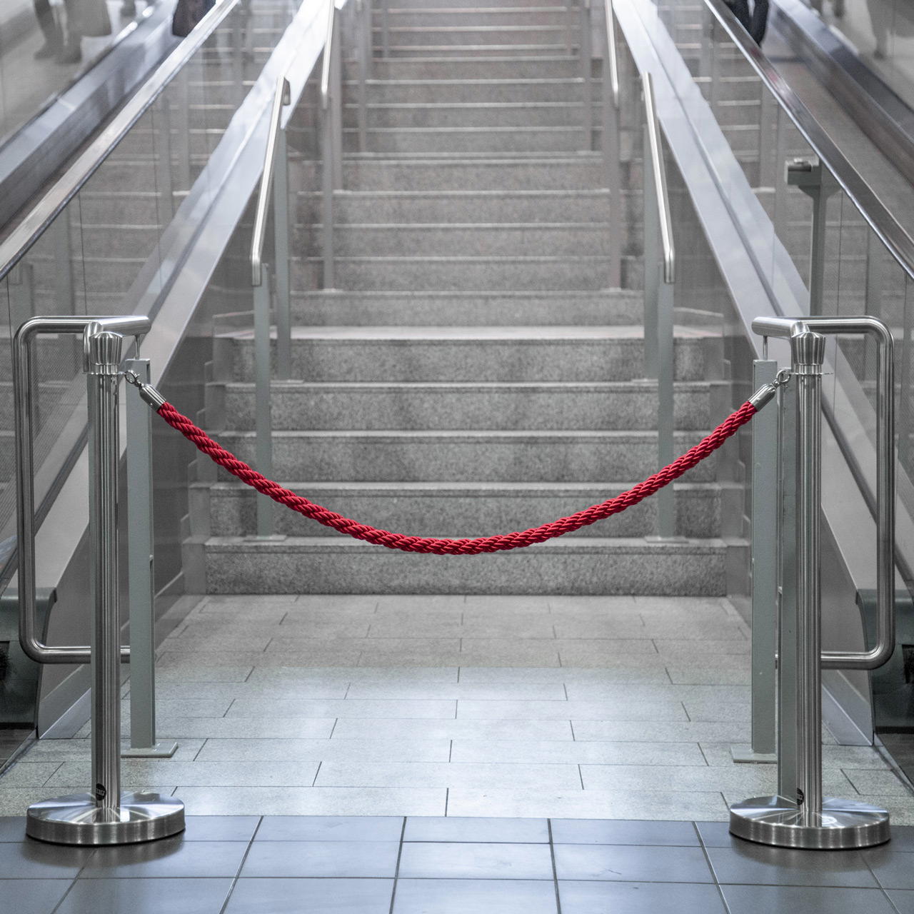 Absperrkordel GRIP - rot-gold