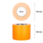 adhesive cloth tape 100mm - neon orange Adhesive cloth tape neon extra wide GT 571 - neon orange