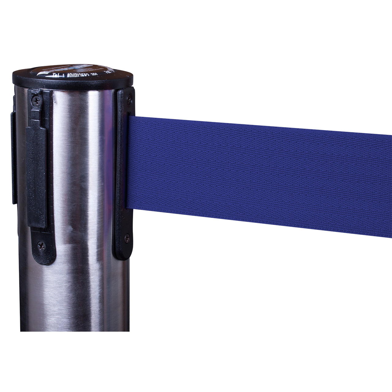 Premium Gurtpfosten - Edelstahl - blau