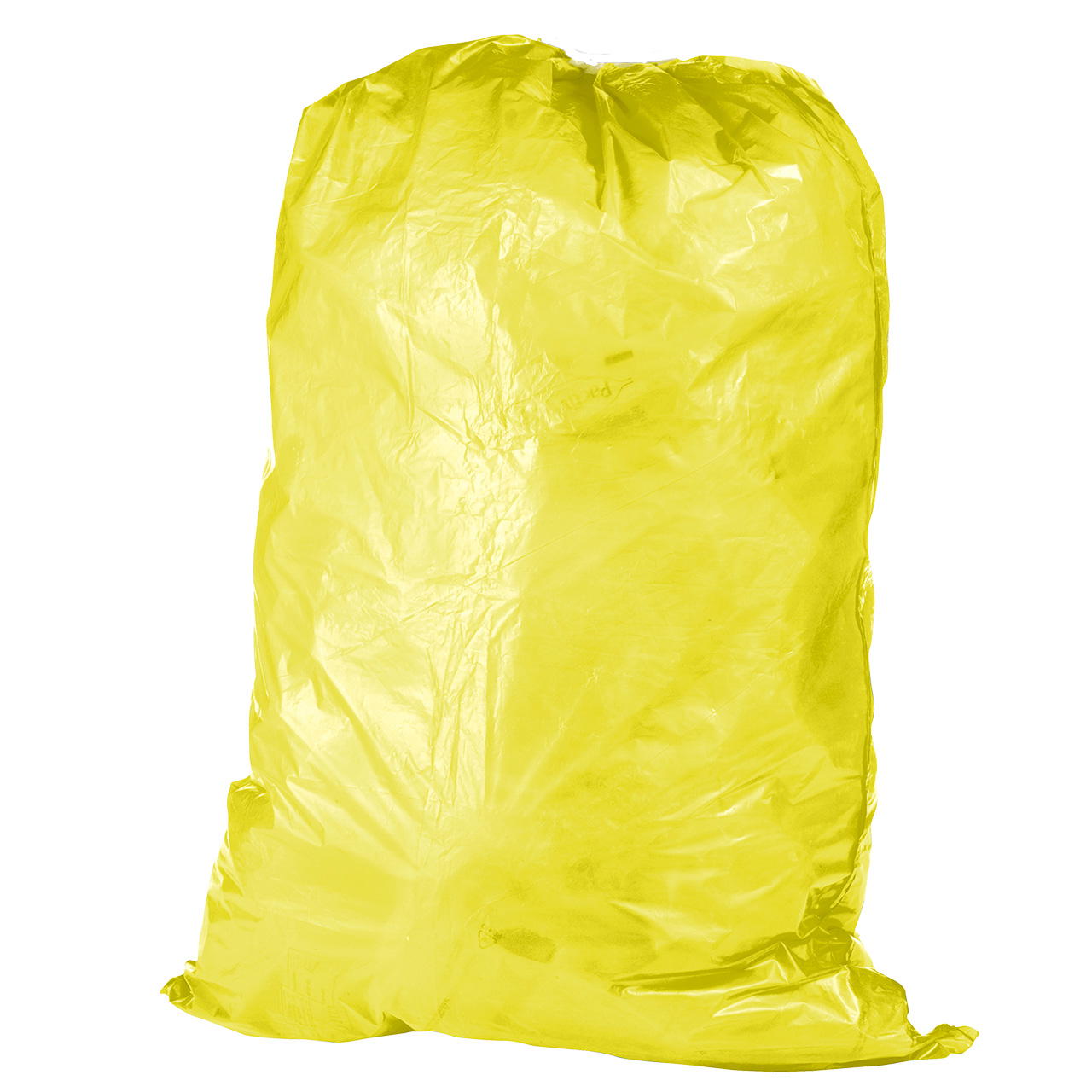 120 litre waste bags - yellow translucent