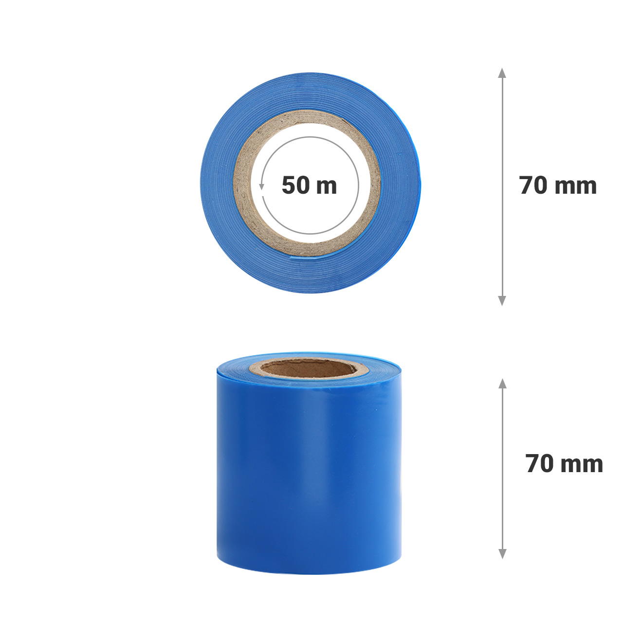 barrier tape coloured - blue