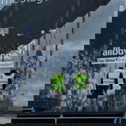 Warnweste EN ISO 20471 - bedruckbar - 1-seitig - 2-farbig - orange