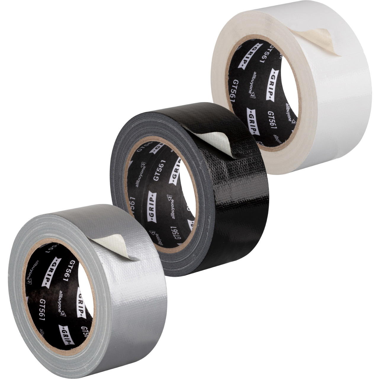 Gewebeklebeband GT 561 - 25 m Einzelrolle - silber