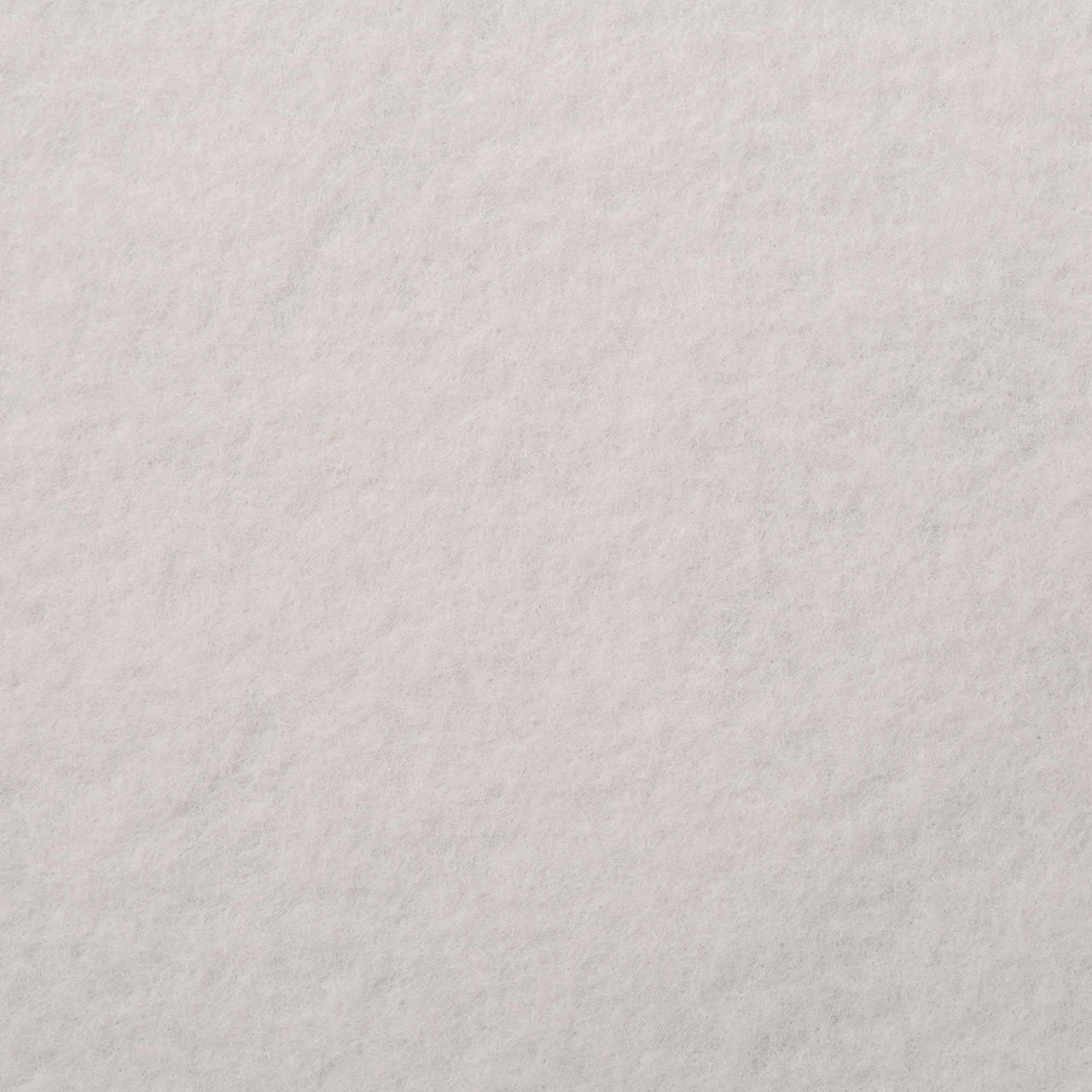 Flat felt carpet B1 with film covering - white