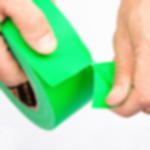 gaffa tape matte - neon green GT PRO cloth tape - 50 mm - neon green