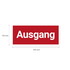 Vorschau: Aufkleber Ausgang 35 x 15 cm Vorschau: Aufkleber Ausgang 35 x 15 cm