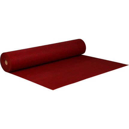 Rips Messeteppich rot meliert 2 x 50 m  - rot meliert