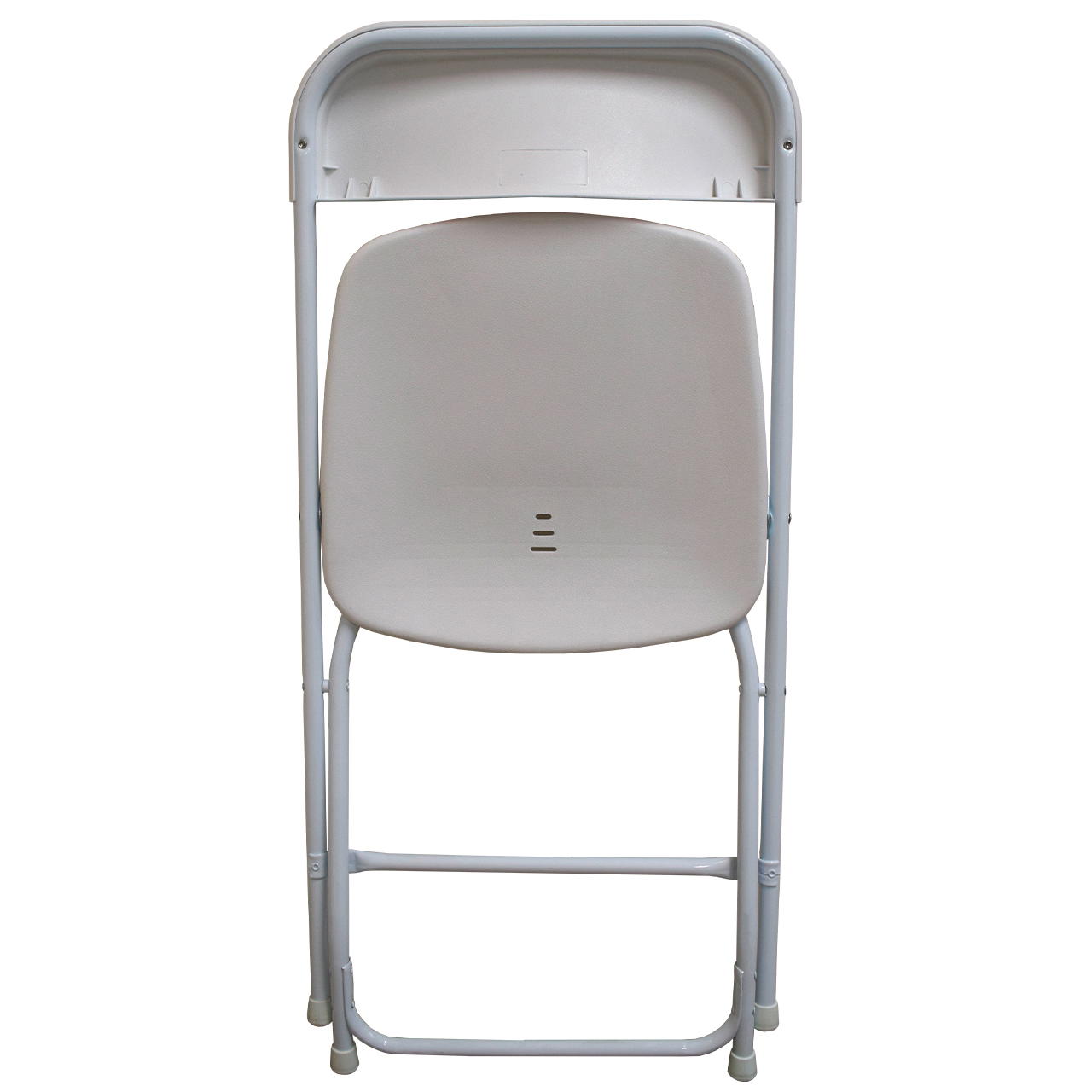 10 folding chairs - white